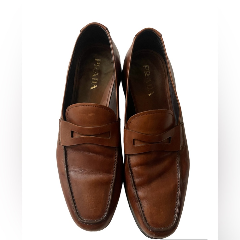 Men’s Brown Prada loafers 11.5